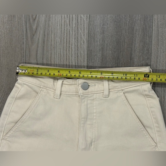 Everlane Straight Leg High Rise Crop Jeans Sandstone Pants  Women’s Size 00/24 - Picture 8 of 16